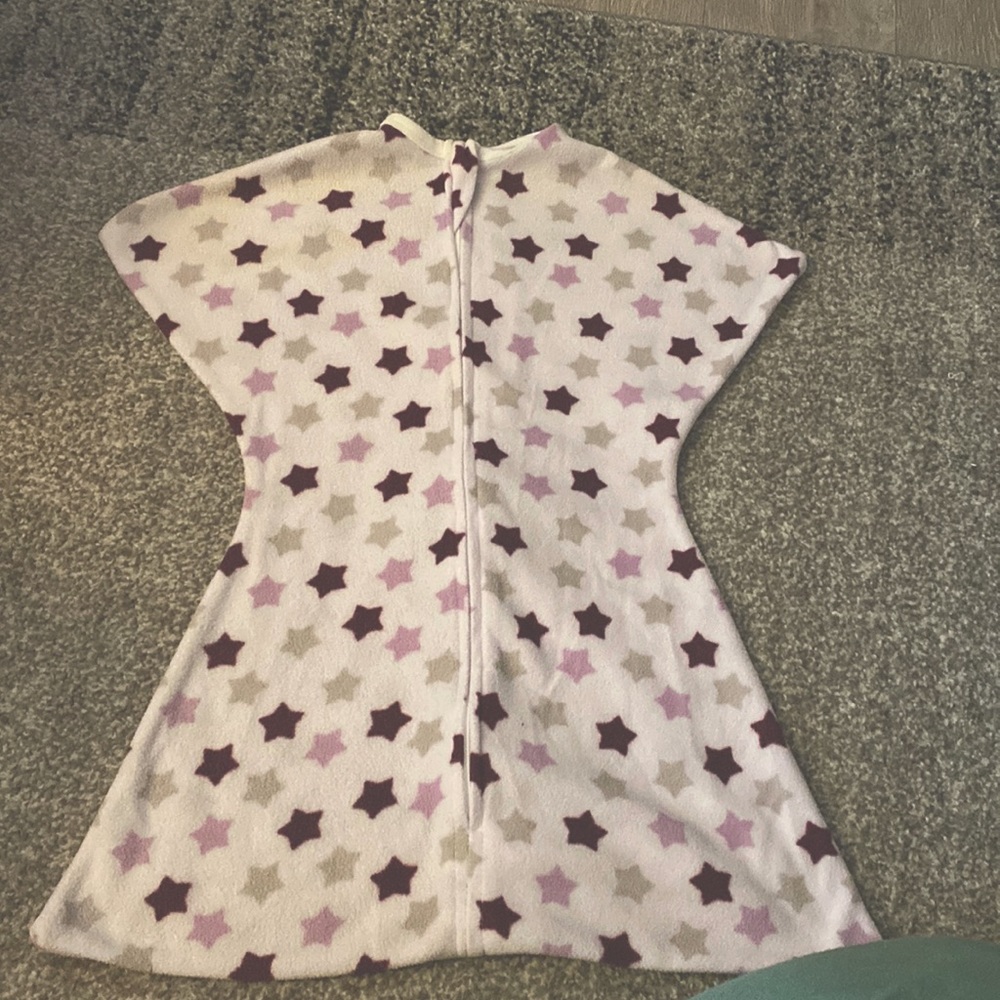 Sleeping Baby Zipadee-zip sleep sack, extra small, fleece material.